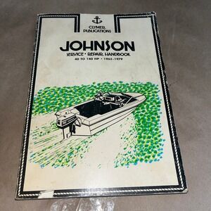 Clymer Publications Johnson Service Repair Handbook 40 to 140 HP 1965-1979